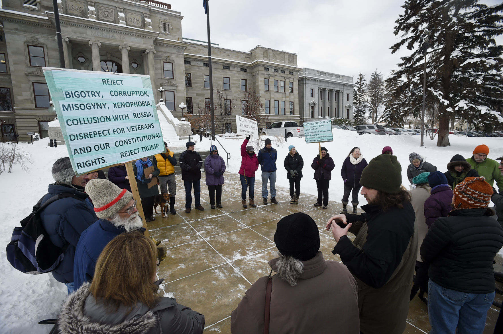 Electoral College protest lead